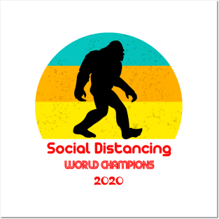 Social Distancing World Champions Posters and Art